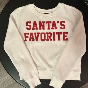 SANTA’S FAVORITE sweatshirt Size Small Women’s